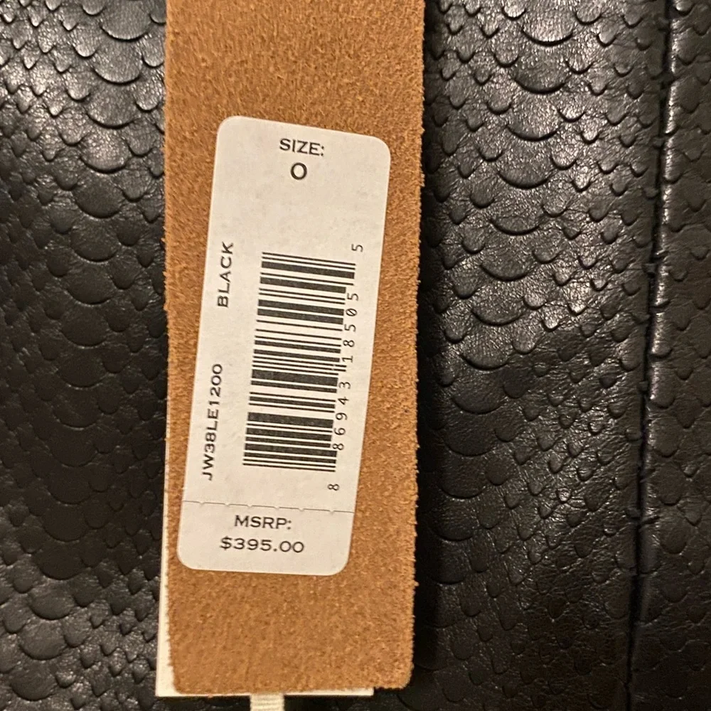 NWT J Brand Black Leather Shorts - Picture 3 of 13